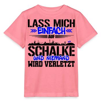Lasst mich auf Schalke | Farbe änderbar - Stanley/Stella Kinder T-Shirt MINI CREATOR  - Pink  - Vorne