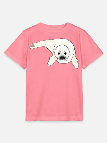Seehund Baby - Stanley/Stella Kinder T-Shirt MINI CREATOR - Pink