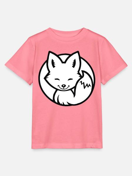 Kleiner Fuchs (Schwarzweiß) - Stanley/Stella Kinder T-Shirt MINI CREATOR  - Pink 