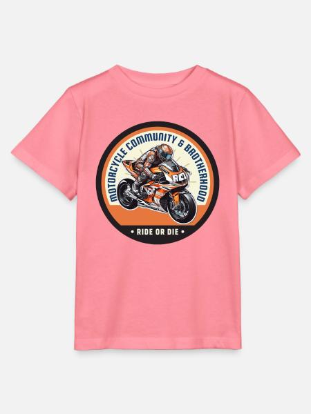 Biker-Community und Fraternität - Stanley/Stella Kinder T-Shirt MINI CREATOR  - Pink 