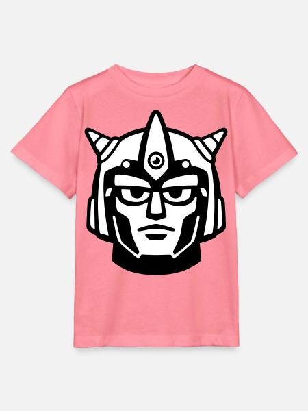 Doomforge Roboter Gesichtshelm - Stanley/Stella Kinder T-Shirt MINI CREATOR  - Pink 