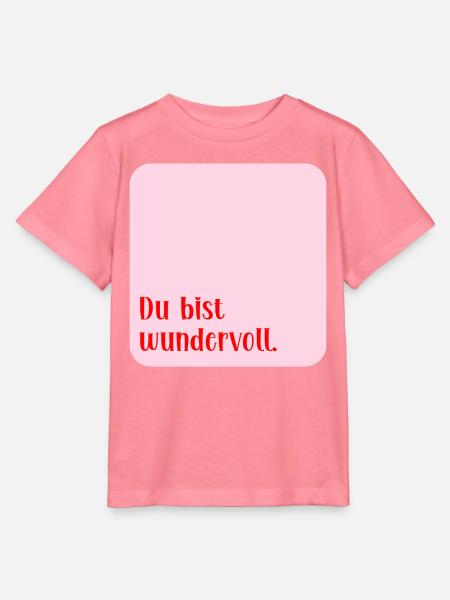 Liebe Wundervoll - Stanley/Stella Kinder T-Shirt MINI CREATOR  - Pink 