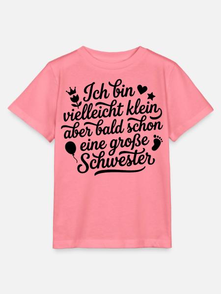 Klein aber bald schon große Schwester 2026 / 2027 - Stanley/Stella Kinder T-Shirt MINI CREATOR  - Pink 