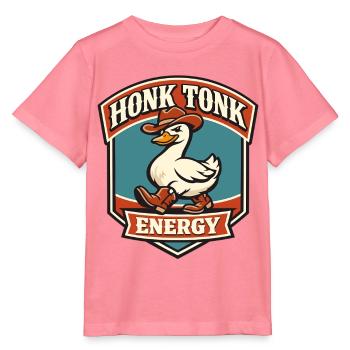 Honk Tonk Energy - Stanley/Stella MINI CREATOR Kids’ T-Shirt - pink joy  - Front