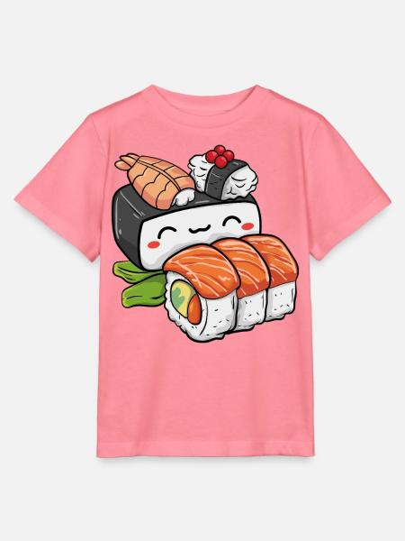 Kawaii Sushi - Stanley/Stella Kinder T-Shirt MINI CREATOR - Pink