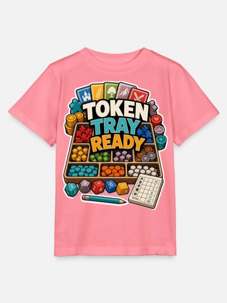 TOKEN TRAY READY - Stanley/Stella Kinder T-Shirt MINI CREATOR - Pink