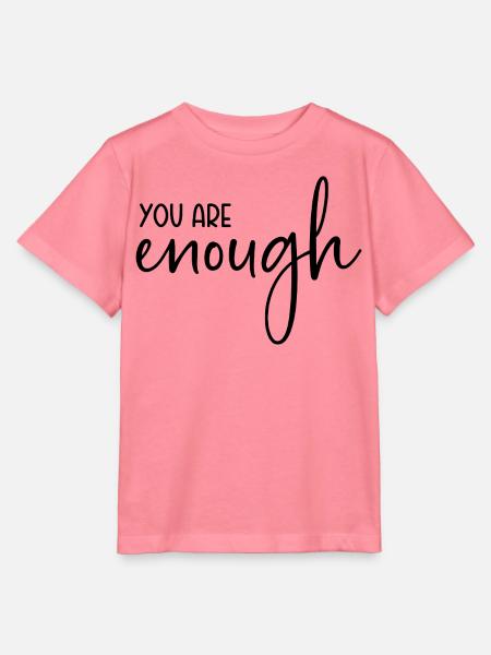 You are enough - Stanley/Stella Kinder T-Shirt MINI CREATOR - Pink