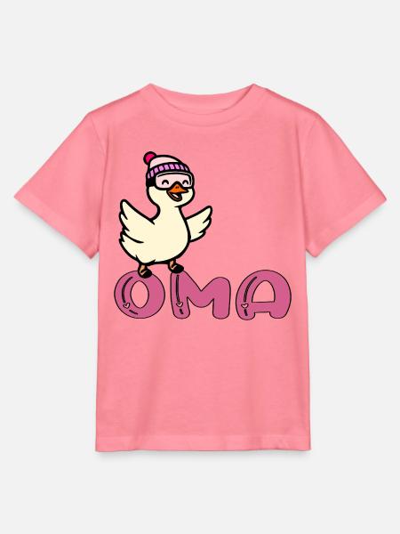Ski Oma - Gans - Stanley/Stella Kinder T-Shirt MINI CREATOR  - Pink 