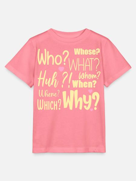 Ich habe Fragen - Stanley/Stella Kinder T-Shirt MINI CREATOR - Pink