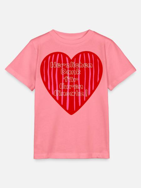 Dankeschöngeschenke Vielen Dank - Stanley/Stella Kinder T-Shirt MINI CREATOR - Pink