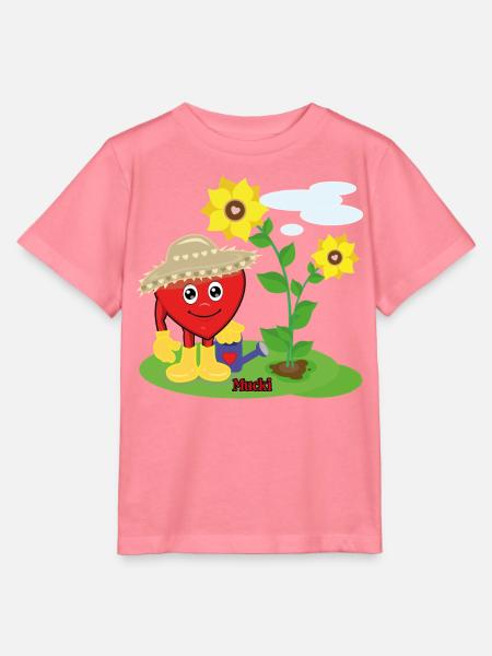 Mucki Naturbursche - Stanley/Stella Kinder T-Shirt MINI CREATOR - Pink