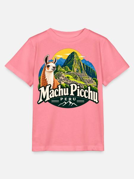 Machu Picchu – Peru, Inka & Abenteuer - Stanley/Stella Kinder T-Shirt MINI CREATOR - Pink