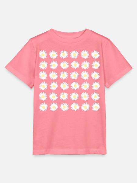 Gänseblümchen Blumen - Stanley/Stella Kinder T-Shirt MINI CREATOR  - Pink 