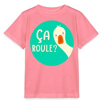 Es rollt, die Gans - Stanley/Stella Kinder T-Shirt MINI CREATOR  - Pink  - Vorne