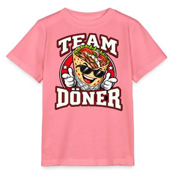 Team Döner – Lustiges Kebab Design - Stanley/Stella Kinder T-Shirt MINI CREATOR  - Pink  - Vorne