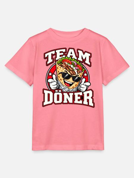 Team Döner – Lustiges Kebab Design - Stanley/Stella Kinder T-Shirt MINI CREATOR  - Pink 