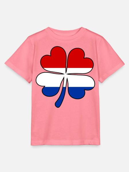 Holland Flagge Kleeblatt - Stanley/Stella Kinder T-Shirt MINI CREATOR  - Pink 