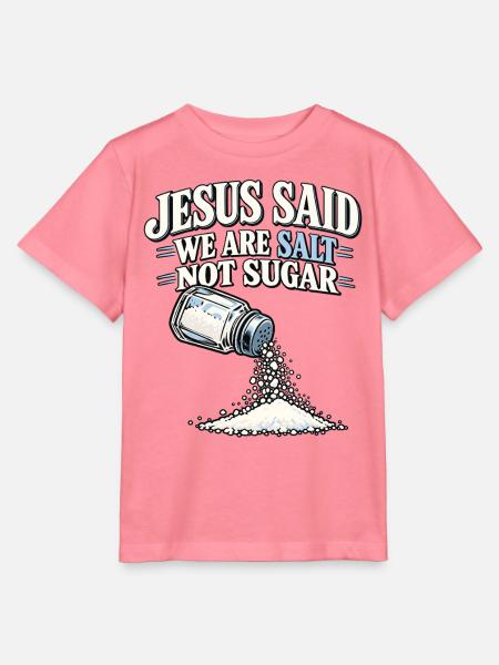 Salz der Erde Bibelvers Spruch - Stanley/Stella Kinder T-Shirt MINI CREATOR  - Pink 