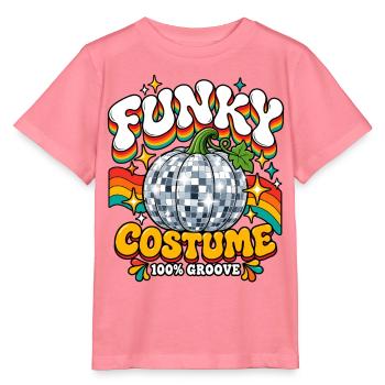 Funky Kürbis Kostüm Groove - Stanley/Stella Kinder T-Shirt MINI CREATOR  - Pink  - Vorne
