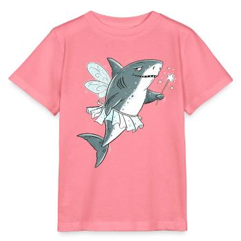 Hai Fee Zahnfee Shark Fantasy Zahnarzt Humor - Stanley/Stella Kinder T-Shirt MINI CREATOR  - Pink  - Vorne