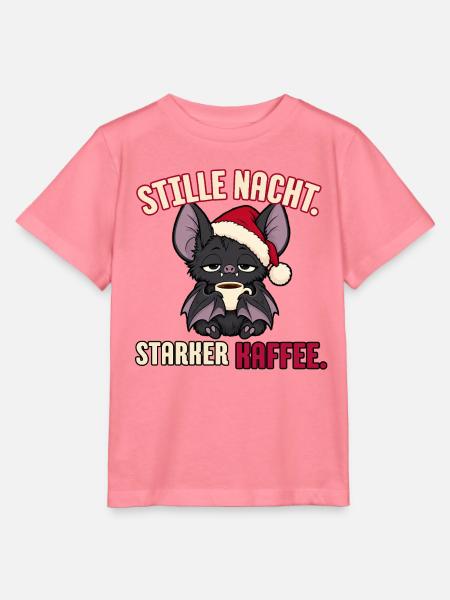 Stille Nacht starker Kaffee - Stanley/Stella Kinder T-Shirt MINI CREATOR  - Pink 