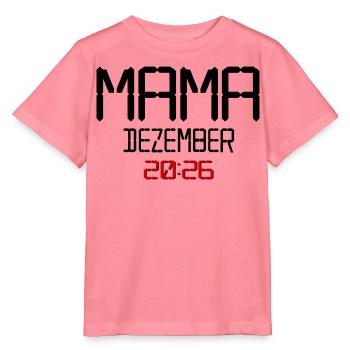 Geburt Baby, Dezember 2026 Mama - Stanley/Stella Kinder T-Shirt MINI CREATOR  - Pink  - Vorne