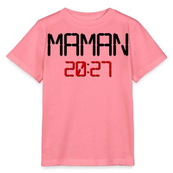 Französische Mama 2027 - Stanley/Stella Kinder T-Shirt MINI CREATOR  - Pink  - Vorne