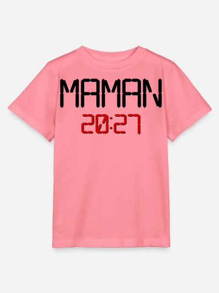 Französische Mama 2027 - Stanley/Stella Kinder T-Shirt MINI CREATOR - Pink