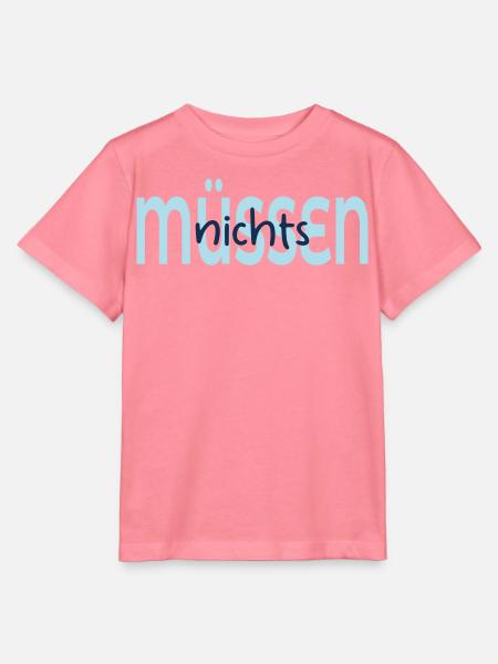 Freiheit Nichts Müssen - Stanley/Stella Kinder T-Shirt MINI CREATOR  - Pink 