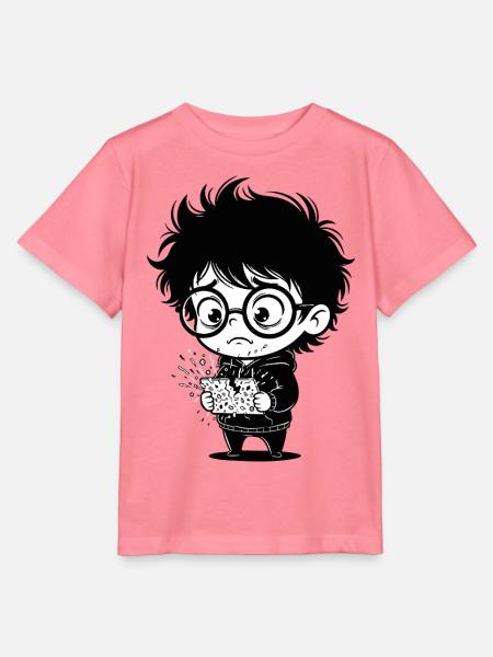 Digitales stressgebrochenes Tablet-Kinderaufkleber - Stanley/Stella Kinder T-Shirt MINI CREATOR - Pink