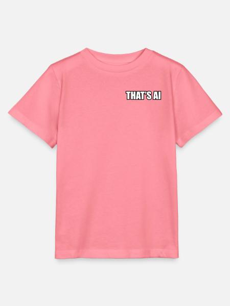 "That's AI" Font - Stanley/Stella Kinder T-Shirt MINI CREATOR - Pink