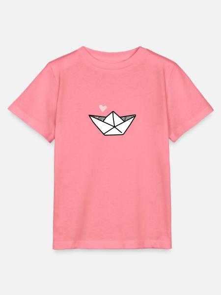 Origami Segeln Boot - Stanley/Stella Kinder T-Shirt MINI CREATOR  - Pink 
