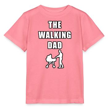 THE WALKING DAD DADDY SUPERDAD I LOVE DAD VATERTAG - Stanley/Stella Kinder T-Shirt MINI CREATOR  - Pink  - Vorne
