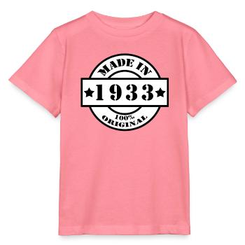 MADE IN 1933 Geburtsjahr Baujahr Jahrgang Geschenk - Stanley/Stella Kinder T-Shirt MINI CREATOR  - Pink  - Vorne