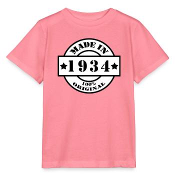 MADE IN 1934 Geburtsjahr Baujahr Jahrgang Geschenk - Stanley/Stella Kinder T-Shirt MINI CREATOR  - Pink  - Vorne