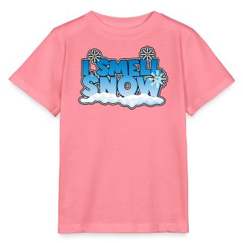 I smell snow - Stanley/Stella MINI CREATOR Kids’ T-Shirt - pink joy  - Front