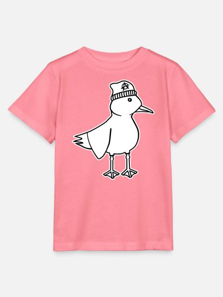 Möwe Anarchie – Freche maritim Hipster Küstenkunst - Stanley/Stella Kinder T-Shirt MINI CREATOR  - Pink 