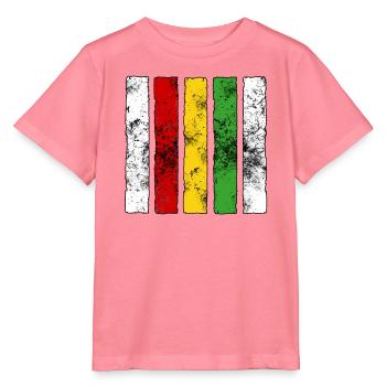 Reggae Zeichen - Stanley/Stella Kinder T-Shirt MINI CREATOR  - Pink  - Vorne