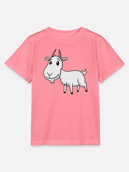 Ziege Niedlich - Stanley/Stella Kinder T-Shirt MINI CREATOR - Pink