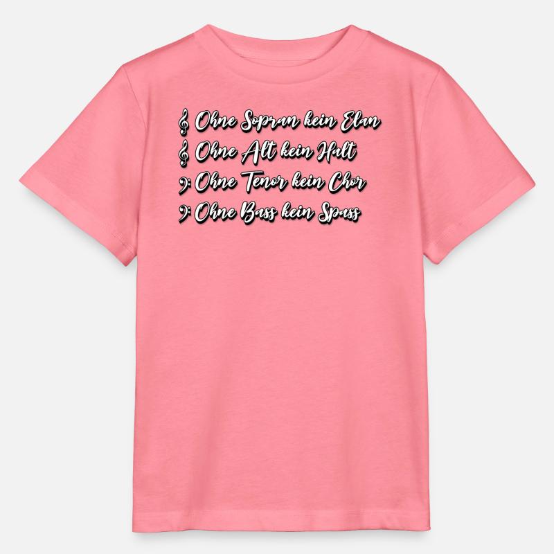 SATB Chor Spruch - Stanley/Stella Kinder T-Shirt MINI CREATOR  - Pink 