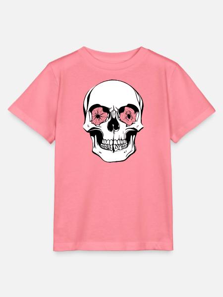Schädel - Stanley/Stella Kinder T-Shirt MINI CREATOR  - Pink 