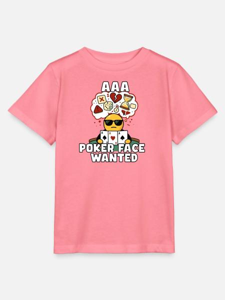 AAA Poker Face gesucht - Stanley/Stella Kinder T-Shirt MINI CREATOR  - Pink 