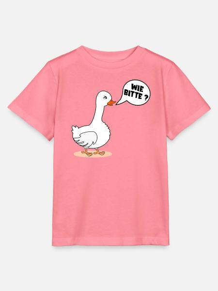 SELBSTBEWUSSTSEIN GANS WIE BITTE - Stanley/Stella Kinder T-Shirt MINI CREATOR - Pink