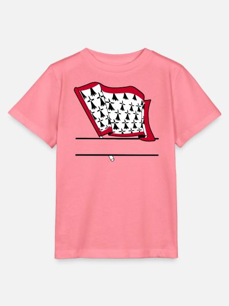 Limousin-Flaggen-Textraum - Stanley/Stella Kinder T-Shirt MINI CREATOR  - Pink 