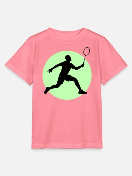 Badminton Spieler Vorhand - Stanley/Stella Kinder T-Shirt MINI CREATOR - Pink