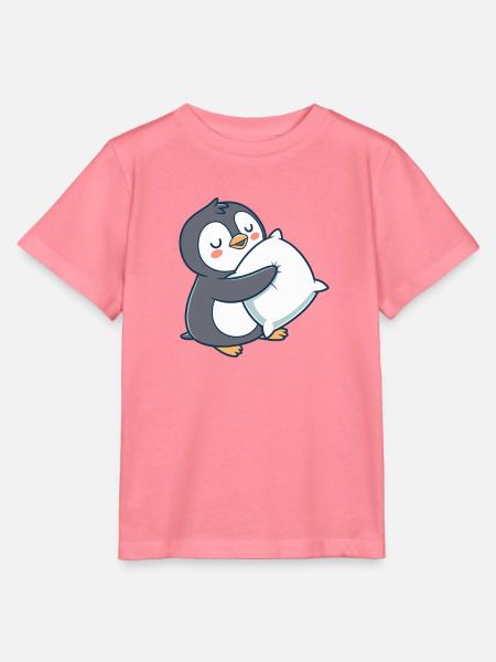 Pastell-Kuschelpinguin - Stanley/Stella Kinder T-Shirt MINI CREATOR  - Pink 