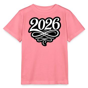 2026 year - Stanley/Stella MINI CREATOR Kids’ T-Shirt - pink joy  - Front