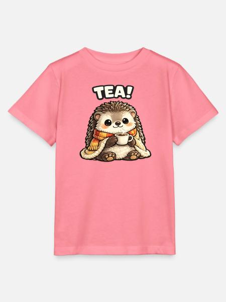 H Hedgehog Tee Time Cozy - Stanley/Stella Kinder T-Shirt MINI CREATOR - Pink
