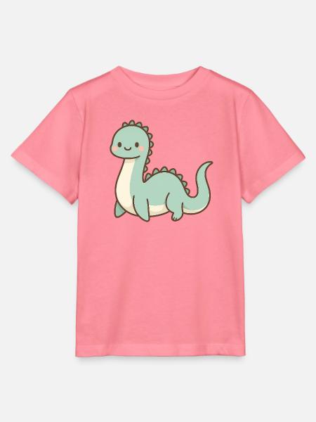Niedliches Pastell-Monster von Loch Ness - Stanley/Stella Kinder T-Shirt MINI CREATOR  - Pink 