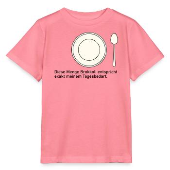 Daily Value of Broccoli - Stanley/Stella MINI CREATOR Kids’ T-Shirt - pink joy  - Front